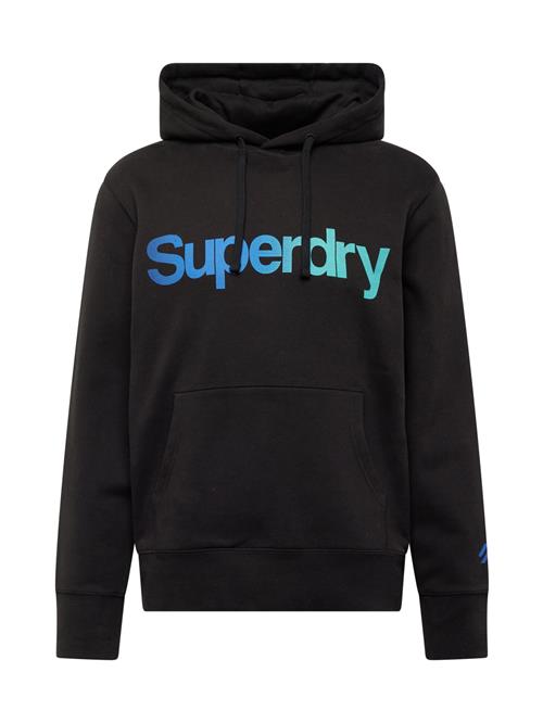 Se Superdry Sweatshirt  turkis / royalblå / sort ved About You