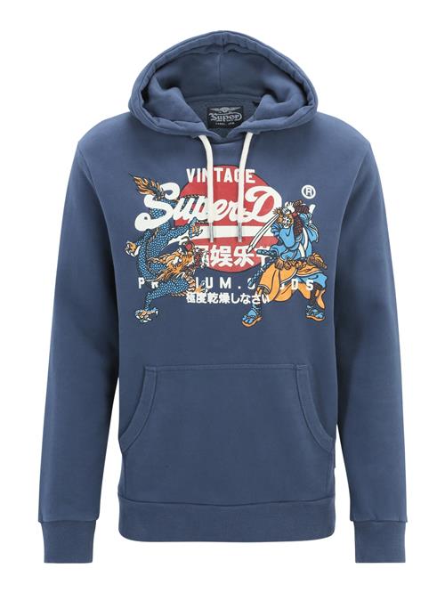 Se Superdry Sweatshirt 'Tokyo'  navy / honning / rød / hvid ved About You