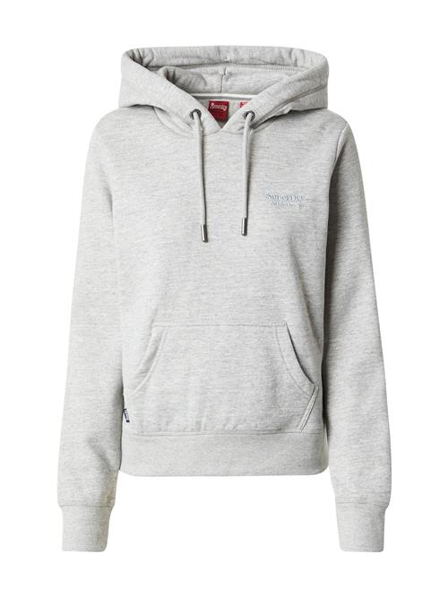 Superdry Sweatshirt 'ESSENTIAL'  grå-meleret / æble