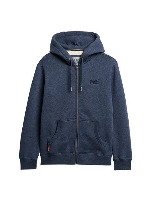 Superdry Sweatjakke 'Essential'  blå-meleret