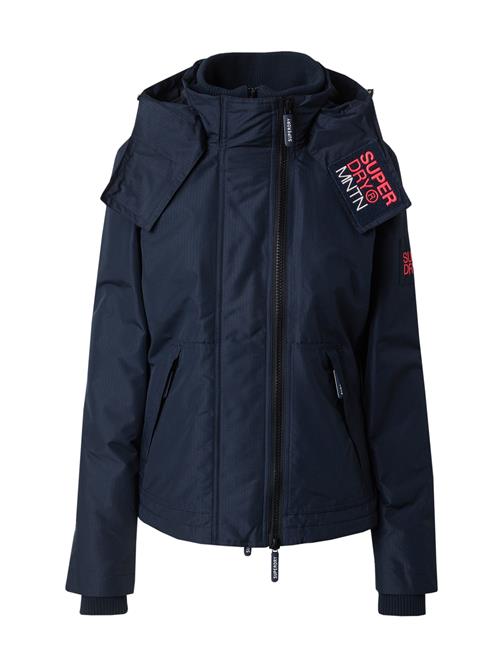 Superdry Overgangsjakke  navy / lys rød / hvid