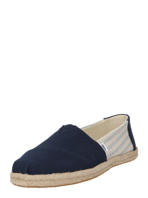 Se TOMS Espadrillaer 'ALPARGATA ROPE'  beige / navy ved About You