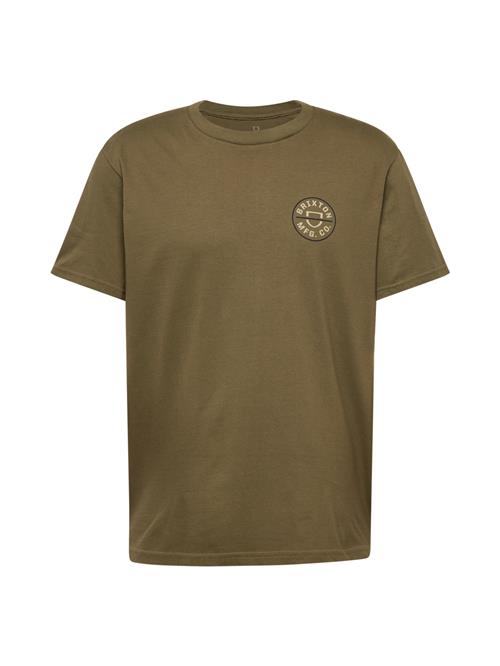 Brixton Bluser & t-shirts 'CREST II'  beige / oliven / sort