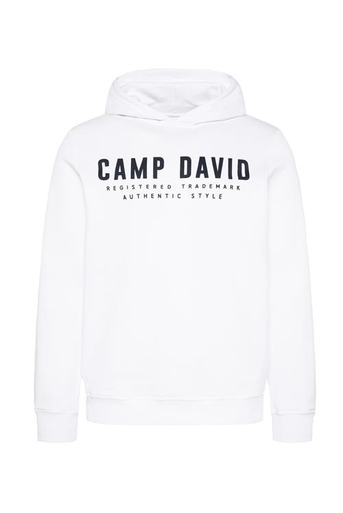 CAMP DAVID Sweatshirt  sort / hvid