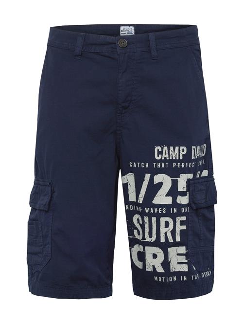 CAMP DAVID Cargobukser  navy / hvid