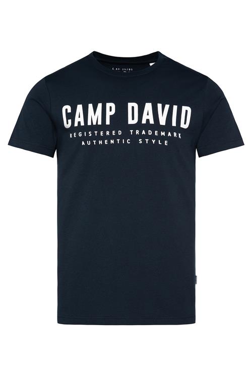 CAMP DAVID Bluser & t-shirts  navy / hvid