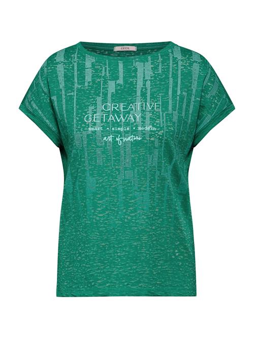 Se CECIL Shirts  smaragd / mint / siv ved About You