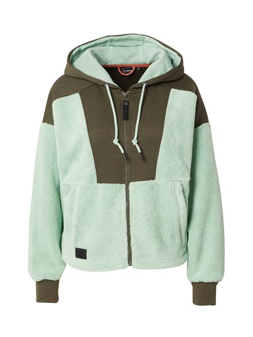 ICEPEAK Funktionsfleecejakke 'ABBOTSA'  khaki / mint