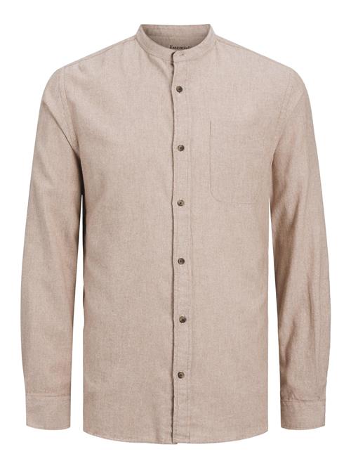 JACK & JONES Skjorte 'JJEBand'  beige-meleret