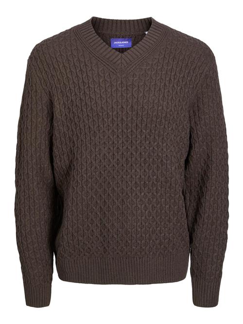 JACK & JONES Pullover 'Cosy'  mokka