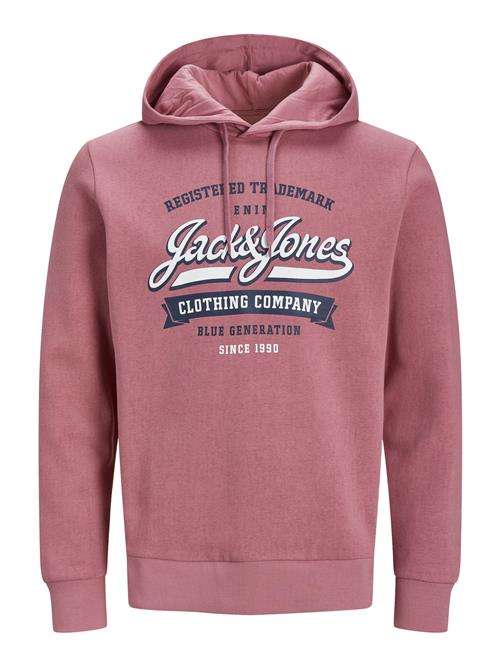 Se JACK & JONES Sweatshirt  marin / eosin / hvid ved About You