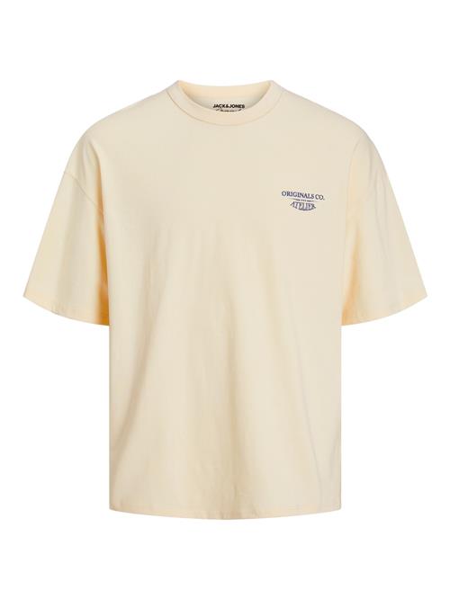 JACK & JONES Bluser & t-shirts 'Santorini'  creme / blå / hvid