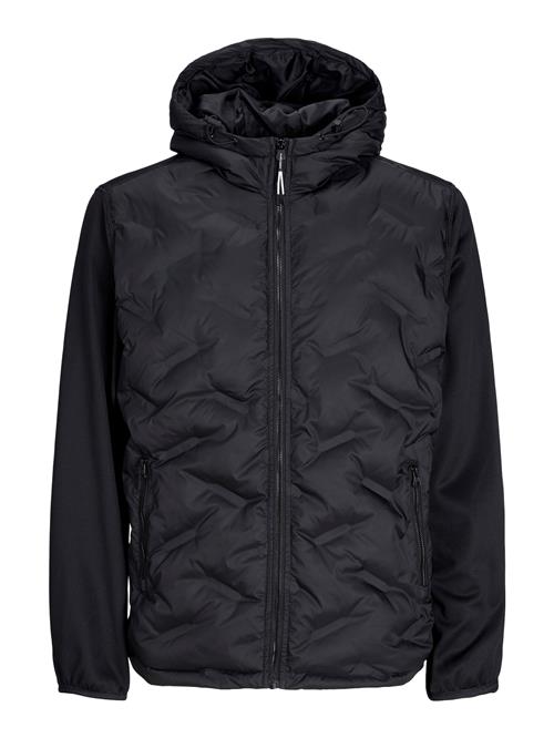 JACK & JONES Funktionsjakke 'JJHybrid'  sort / hvid