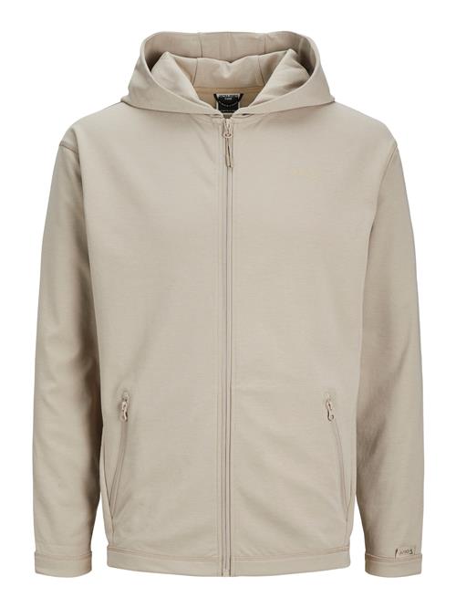 JACK & JONES Sweatjakke  mørkebeige