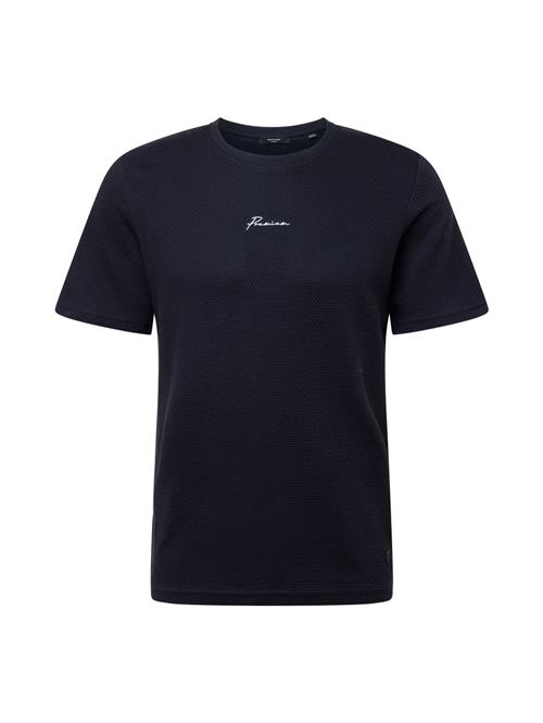 JACK & JONES Bluser & t-shirts 'FRANCO'  navy / hvid