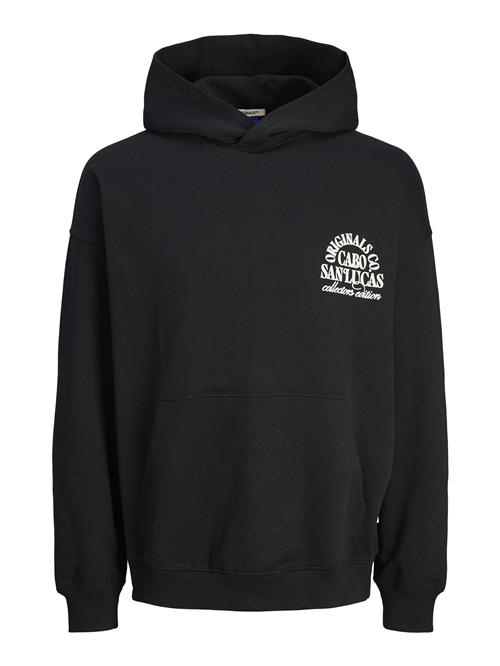 Se JACK & JONES Sweatshirt 'JORMykonos'  sort / hvid ved About You