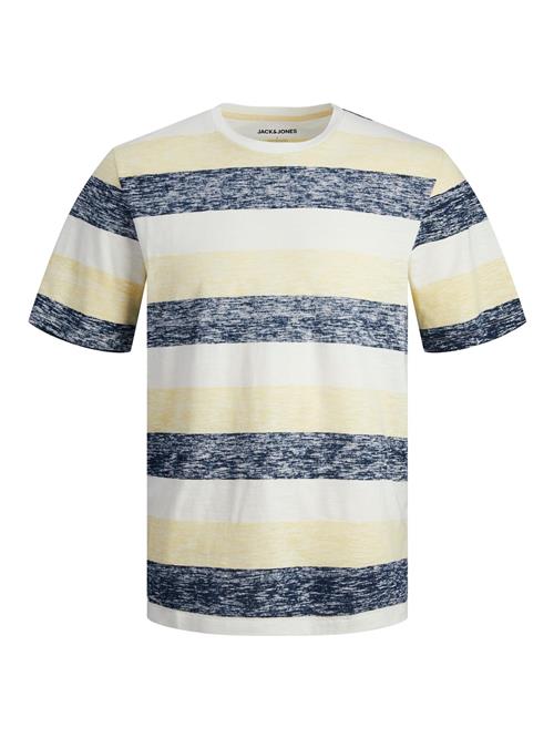 Se JACK & JONES Bluser & t-shirts 'JJCOAST'  navy / gul / hvid ved About You