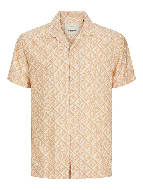 JACK & JONES Skjorte 'Lincoln'  sand / mørkebeige