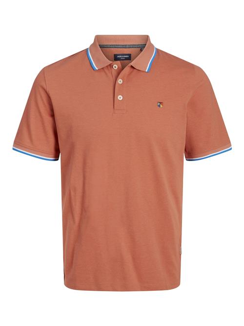 JACK & JONES Bluser & t-shirts 'Bluwin'  azur / mørkeblå / mørkeorange / hvid