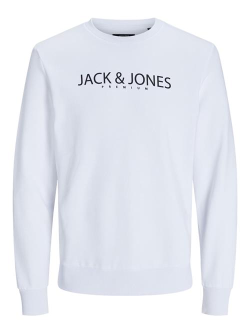 JACK & JONES Sweatshirt  sort / hvid