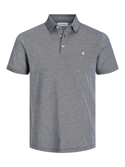 JACK & JONES Bluser & t-shirts 'JJEPaulos'  grå-meleret / hvid