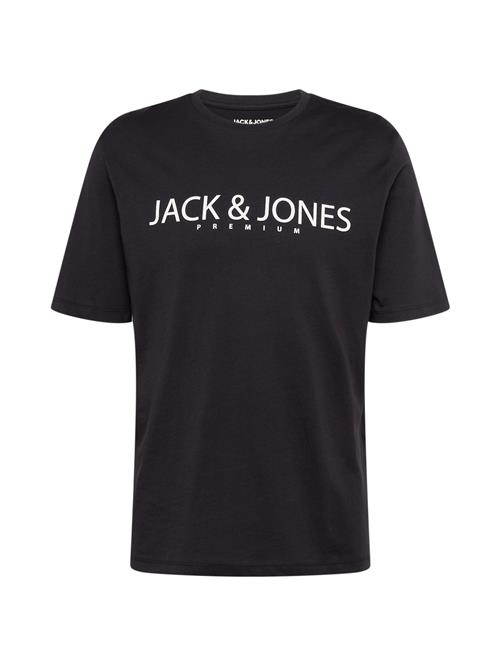 Se JACK & JONES Bluser & t-shirts 'Bla Jack'  sort / hvid ved About You