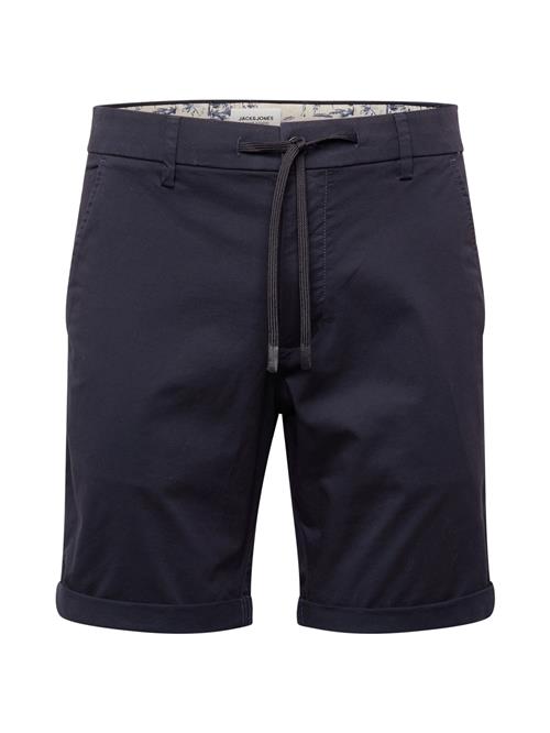 JACK & JONES Lærredsbukser 'MARCO SUMMER'  navy