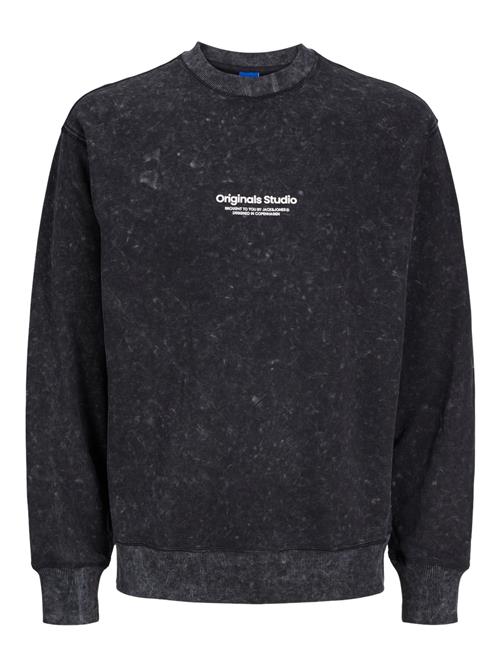 Se JACK & JONES Sweatshirt 'Vesterbro'  sort / hvid ved About You