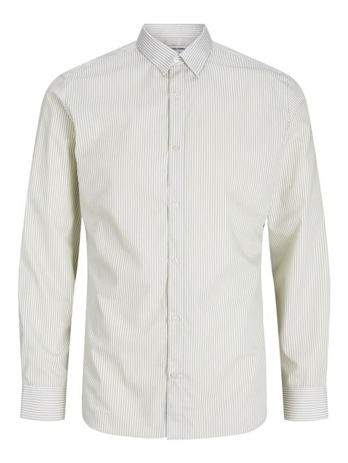 JACK & JONES Skjorte 'JJJoe'  lysebeige / grå