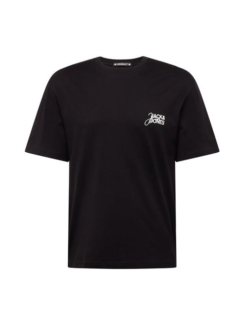 JACK & JONES Bluser & t-shirts 'ARUBA'  sort / hvid