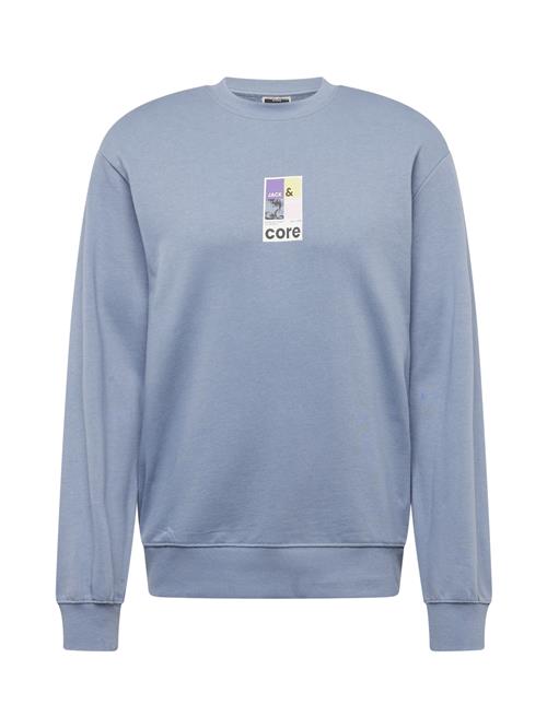 Se JACK & JONES Sweatshirt  lyseblå / lysegul / mørkelilla / hvid ved About You