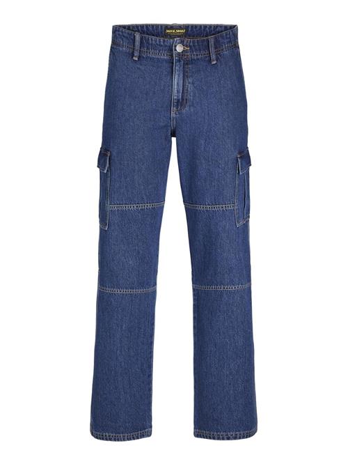 Se JACK & JONES Cargojeans 'IEDDIE WADE MF 924 STYD LN'  blå / blue denim ved About You