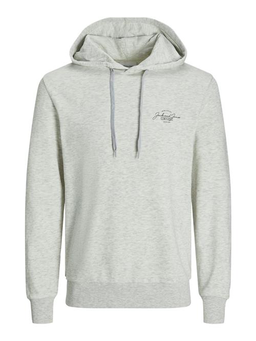 Se JACK & JONES Sweatshirt 'JJFERRIS'  lysegrå / sort ved About You