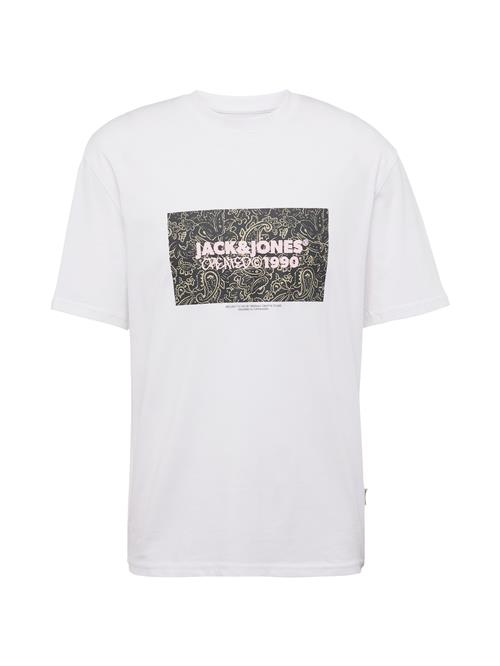 JACK & JONES Bluser & t-shirts 'JORBUSHWICK'  sand / lyserød / sort / hvid