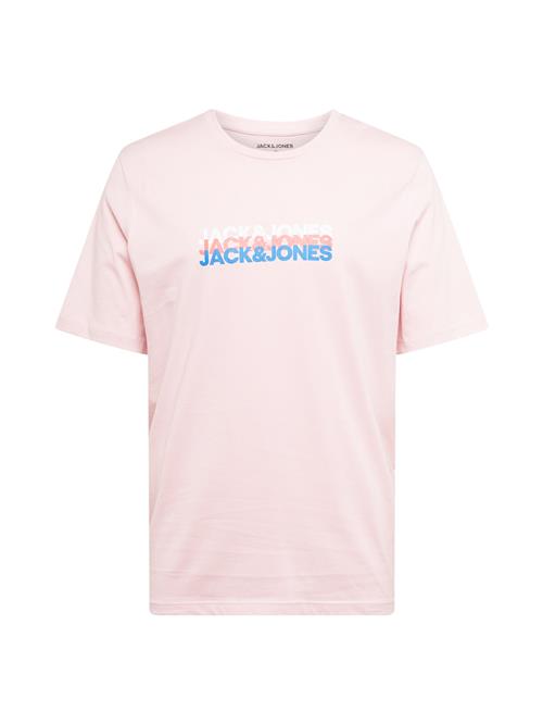 JACK & JONES Bluser & t-shirts 'JJCYBER'  royalblå / lyserød / pitaya / hvid