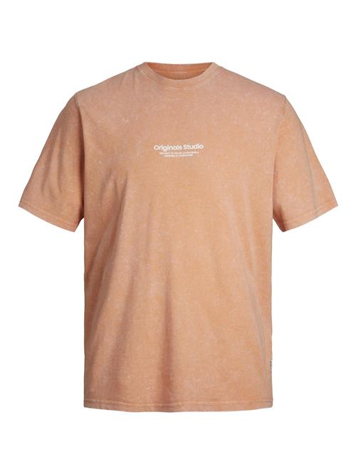 JACK & JONES Bluser & t-shirts 'JORVesterbro'  orange / hvid