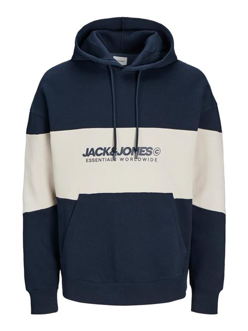 JACK & JONES Sweatshirt 'JJELegacy'  marin / offwhite