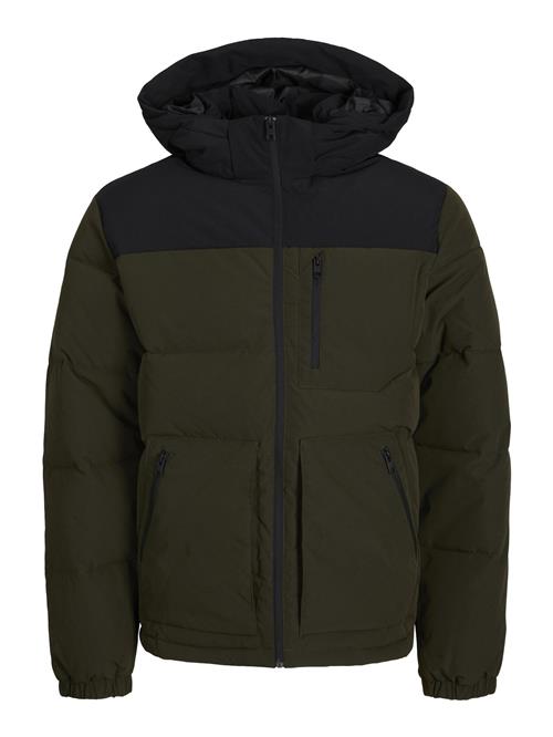 JACK & JONES Vinterjakke 'JJEOtto'  oliven / sort