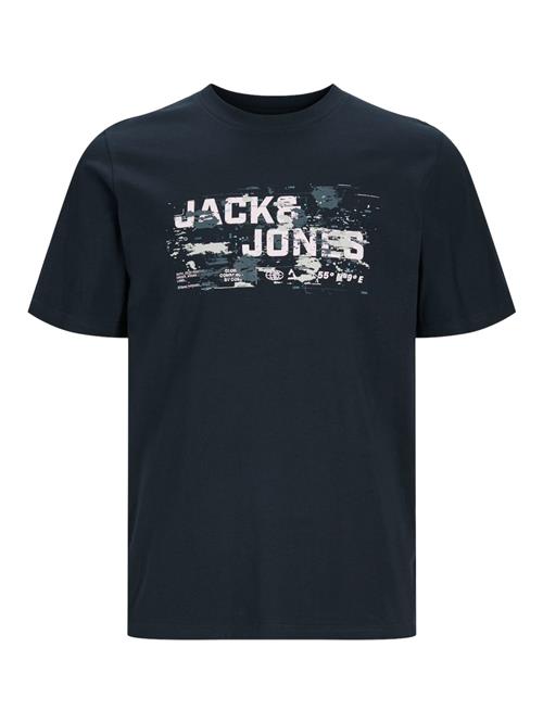 Se JACK & JONES Bluser & t-shirts 'JCOOutdoor'  navy / røgblå / hvid ved About You