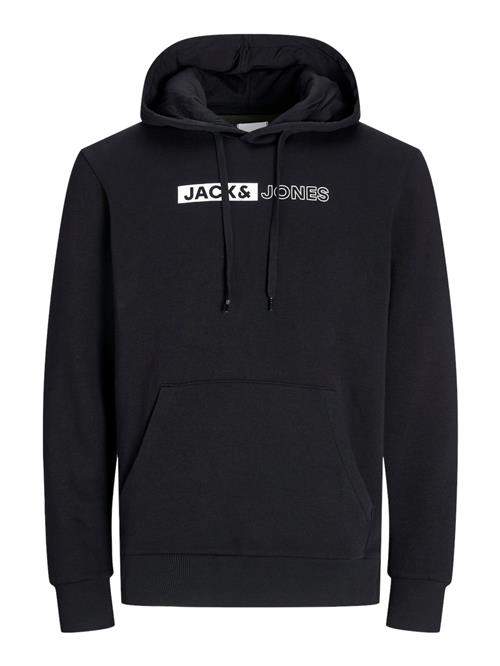 JACK & JONES Sweatshirt  sort / hvid