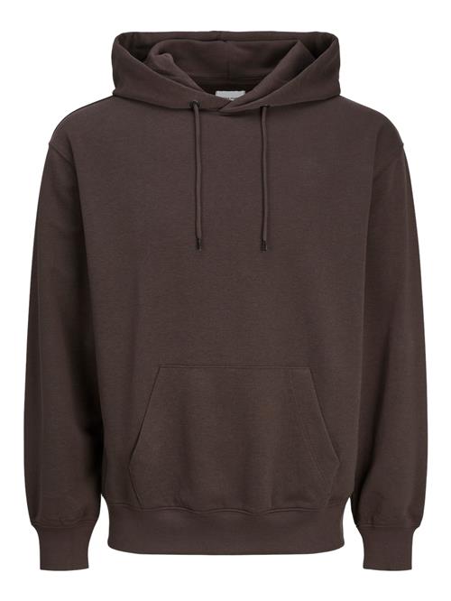 JACK & JONES Sweatshirt 'JJECharge'  mørkebrun