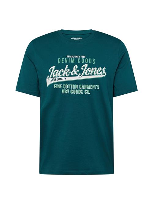 JACK & JONES Bluser & t-shirts  mint / mørkegrøn / hvid