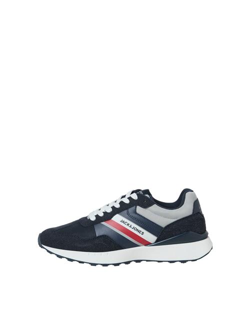 Se JACK & JONES Sneaker low 'JFWBoston'  navy / opal / rød / hvid ved About You