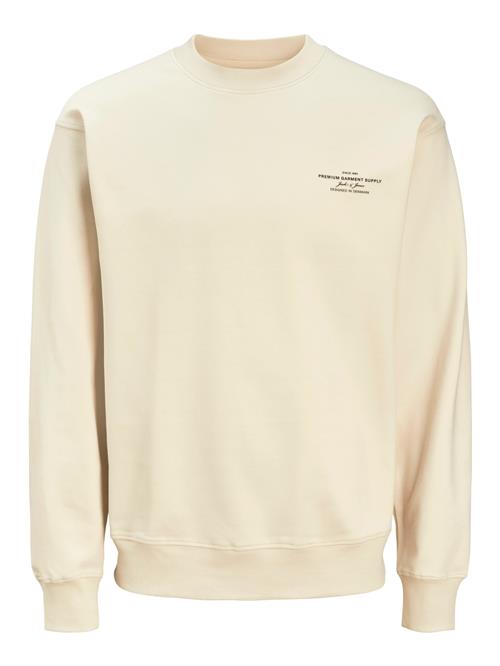 JACK & JONES Sweatshirt 'JPRCCCHAD'  beige / sort