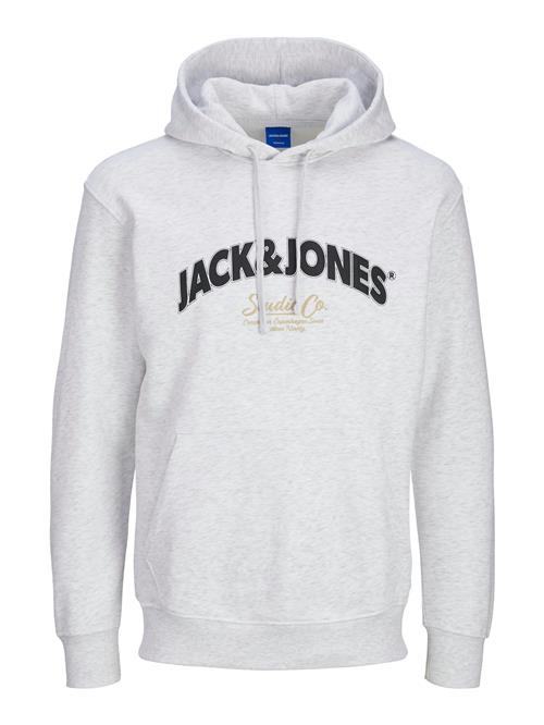 JACK & JONES Sweatshirt 'JORBRONX'  camel / sort / hvid-meleret