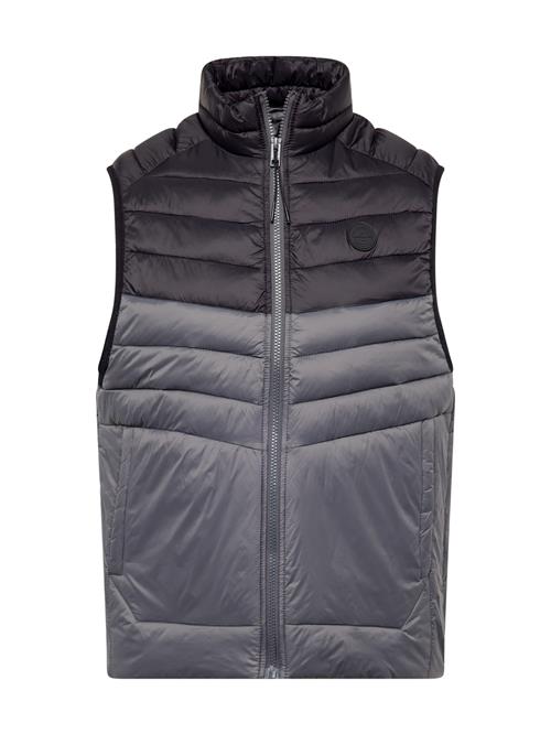 JACK & JONES Vest 'JJESprint'  basalgrå / sort