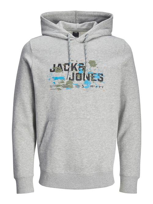 JACK & JONES Sweatshirt  azur / grå / oliven / sort