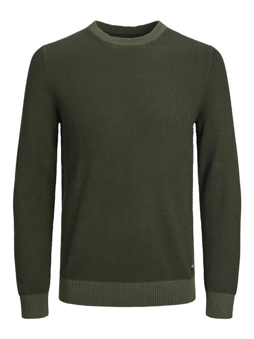 Se JACK & JONES Pullover 'JJEGlobe'  oliven / mørkegrøn ved About You