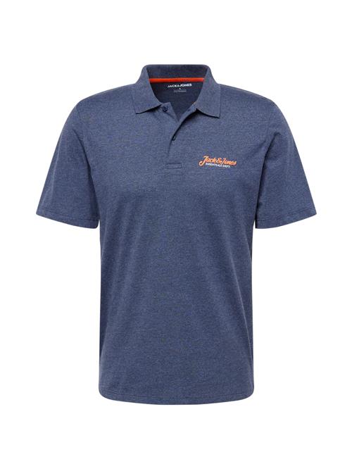 JACK & JONES Bluser & t-shirts 'JJERIK'  navy / orange / hvid