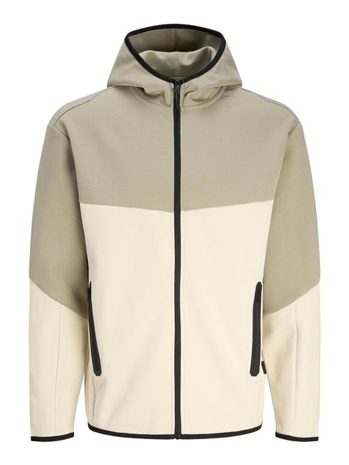 JACK & JONES Overgangsjakke  chamois / lysebeige / sort